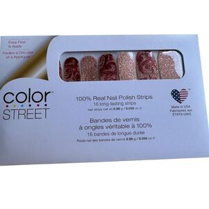 Color Street Nail Polish Strips Feeling Marble-ous Multicolor Glitter
